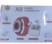Комплект 8 в 1 X8 Smartwatch + слушалки + аксесоари – 35 €, снимка 3