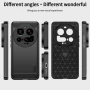 Xiaomi 15 Ultra Удароустойчив MOFI Carbon Fiber Калъф и Протектор, снимка 9