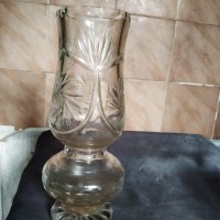 стара кристална ваза арт деко, снимка 1 - Антикварни и старинни предмети - 29140579