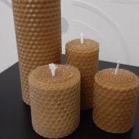 Ръчно изработени восъчни свещи , снимка 7 - Декорация за дома - 25603384