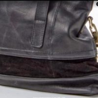 Голяма естествена кожа марка TOP SHOP чанта, снимка 3 - Чанти - 34375735
