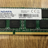 Рам памет за лаптоп Adata 8GB DDR3 1600MHz, снимка 1 - RAM памет - 44642055