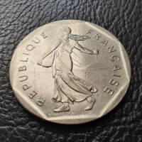 Монета 2 франка 1981 г. Франция - топ!, снимка 11 - Нумизматика и бонистика - 42478603