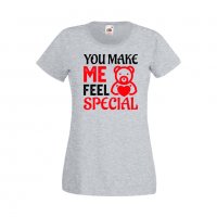 Дамска тениска Свети Валентин You Make Me Feel Special 2, снимка 2 - Тениски - 35649660