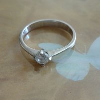 Сребърен пръстен, снимка 1 - Пръстени - 29633449