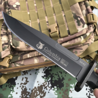 Тактически нож Columbia BLACK TACTICAL за самозащита лов 30,5см, снимка 6 - Ловно оръжие - 44809760