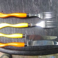 Две вилици и два ножа френски неръждаема стомана, снимка 5 - Ножове - 40588207