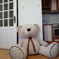 Голям плюшен мечок, снимка 1 - Плюшени играчки - 44736315