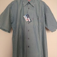 Мъжка риза с къс ръкав BROTHERS - размер L, снимка 4 - Ризи - 37106052