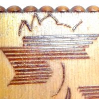 Дървено пано с инкрустации, снимка 4 - Колекции - 31551202