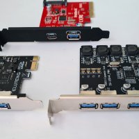 USB 3 PCI-E платки, снимка 2 - Други - 38466938