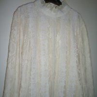 дамска дантелена блуза, снимка 2 - Блузи с дълъг ръкав и пуловери - 44334293