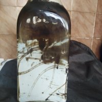 стъклена ваза в стил арт, снимка 1 - Вази - 30730030