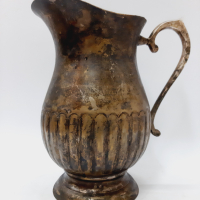 Старинна бронзова кана за вино(2.3), снимка 1 - Антикварни и старинни предмети - 44682044