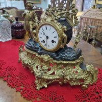 Страхотен антикварен колекционерски френски каминен часовник , снимка 7 - Антикварни и старинни предмети - 42873493