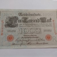 Райх банкнота - Германия - 1000 марки / 1910 година - 17957, снимка 1 - Нумизматика и бонистика - 31029931
