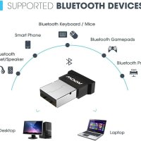 Mpow Bluetooth 4.0 USB адаптер, безжичен предавател и приемник, снимка 3 - Други - 42536004