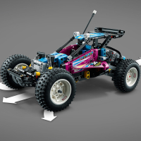 LEGO Technic - Off-Road Buggy 42124, 374 части, снимка 2 - Конструктори - 44641074
