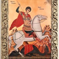 Икона на Свети Георги Победоносец icona Sveti Georgi Pobedonosec, снимка 1 - Икони - 14331566