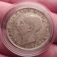 20 сребърни динара 1938 Югославия , снимка 1 - Нумизматика и бонистика - 42876558