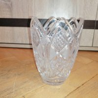Кристална ваза 15 см, снимка 1 - Вази - 40058238
