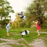 Нова PASS THE PIGS Надуваема игра със зарове с очарователни панди Деца 6год + Подарък, снимка 3 - Други - 42270654