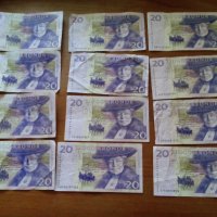 Шведски крони - банкноти извън обращение, снимка 2 - Нумизматика и бонистика - 30520838
