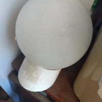 бяла кръгла лампа 1бр., снимка 1 - Лампи за стена - 31707775