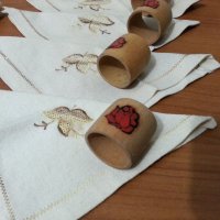 Текстилни салфетки и рингове халки пръстени за салфетки , снимка 3 - Аксесоари за кухня - 38583827