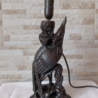 Стара дървена лампа - птица - дърворезба - Антика  , снимка 10 - Антикварни и старинни предмети - 42460360