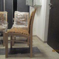 Четири нови стилни трапезни стола от масив, снимка 3 - Столове - 30743617