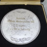 Немски медал по плуване 1960 г, снимка 9 - Антикварни и старинни предмети - 36914836
