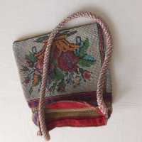 Стара дамски чанта от мъниста ръчно изработена , снимка 10 - Други ценни предмети - 40812366