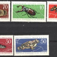 Чисти марки Фауна 1963 от ГДР Източна Германия, снимка 1 - Филателия - 34396370