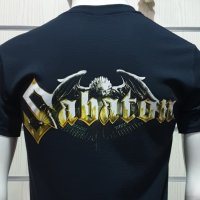 Нова мъжка тениска със ситопечат на музикалната група SABATON - Heroes on tour, снимка 5 - Тениски - 30162504