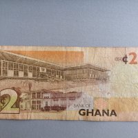 Банкнота - Гана - 2 седи | 2015г., снимка 2 - Нумизматика и бонистика - 39046023