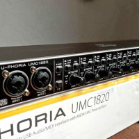 Звукова Карта -Behringer U-Phoria UMC1820 8 channel multitrack recording, снимка 1 - Аудиосистеми - 44679729