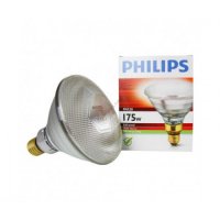 Инфрачервена Лампа Удароустойчива прозрачна 100 и 175 W - Philips, снимка 2 - Други стоки за животни - 34163936