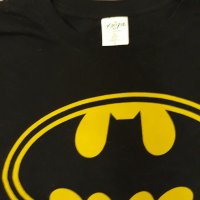 Тениска Батман, черна с принт отпред , изчистен модел, къс ръкав, снимка 5 - Тениски - 39217747