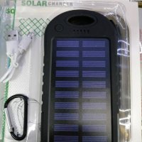 Соларно зарядно, соларна батерия,Power Bank 60000mAh, за телефон, таблет, камери с LED фенер, снимка 5 - Външни батерии - 32137613