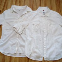 Дамски бели ризи, снимка 1 - Ризи - 33737818