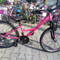 BYOX Велосипед 24" PRINCESS розов, снимка 2 - Велосипеди - 44806387