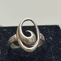 сребърен пръстен ЖД6, снимка 3 - Пръстени - 44697484
