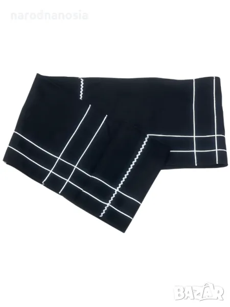 ЧЕРЕН ПОЯС С БЕЛИ ГАЙТАНИ, снимка 1