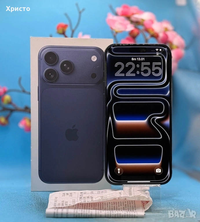 ГАРАНЦИОНЕН!!! Apple iPhone 17 Pro Max, 512GB, 5G, Deep Blue , снимка 1