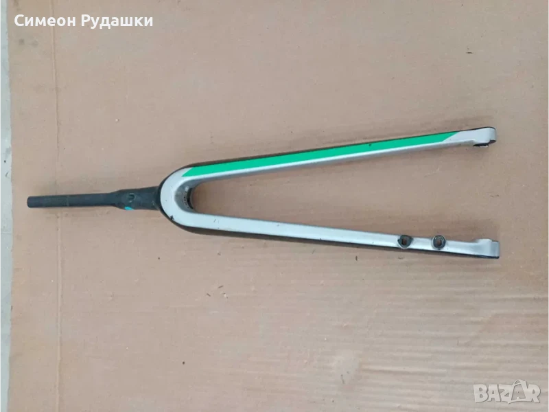 Карбонова вилка BMC Black Green (carbon), снимка 1