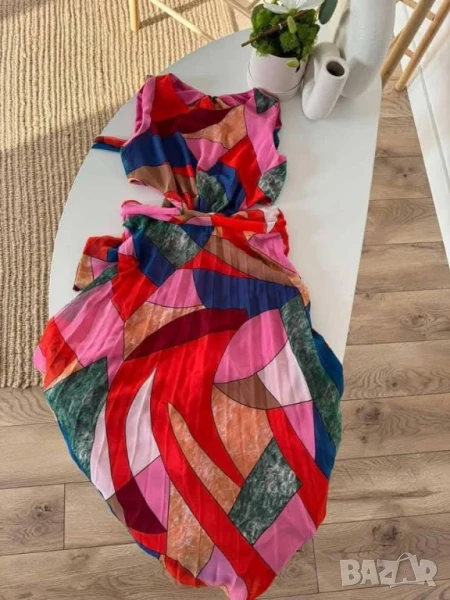 дълга шифонена рокля , снимка 1