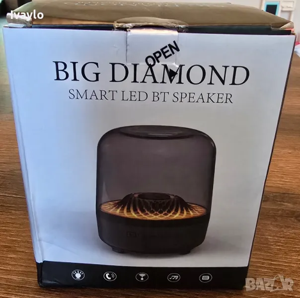 bluetooth колонка с ФМ радио, снимка 1