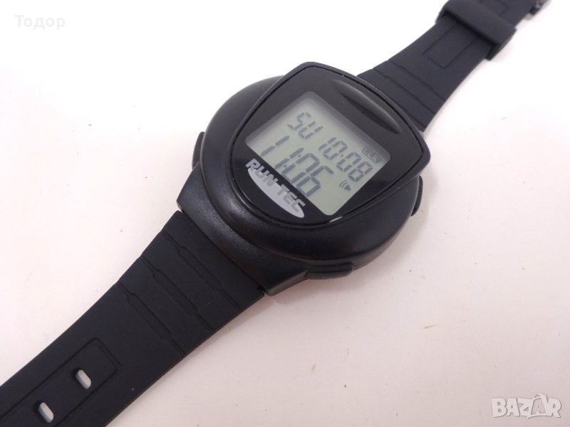 лектронен часовник RUN TEC с хронометър, ден и дата и др. функции, снимка 1