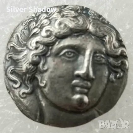 Монета Тетрадрахма от Амфиполис ( Ἀμφίπολις ) 410 - 357 пр. Хр. - РЕПЛИКА, снимка 1